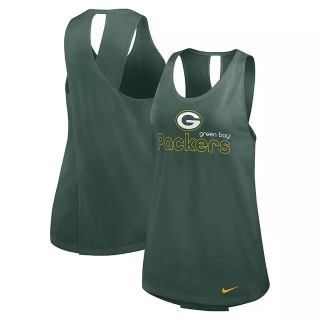 Nike Womens Green Green Bay Packers Plus Size Performance Tank Top Product Image