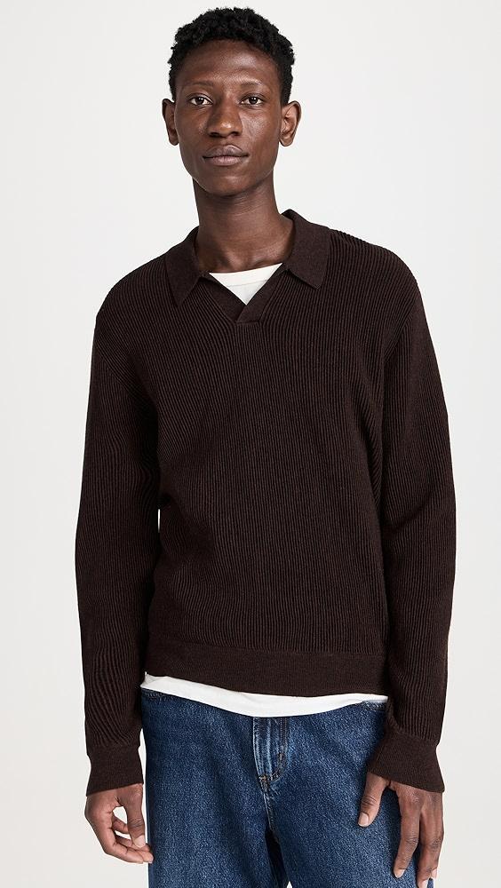 Madewell Merino Cam Johnny Collar Polo | Shopbop Product Image