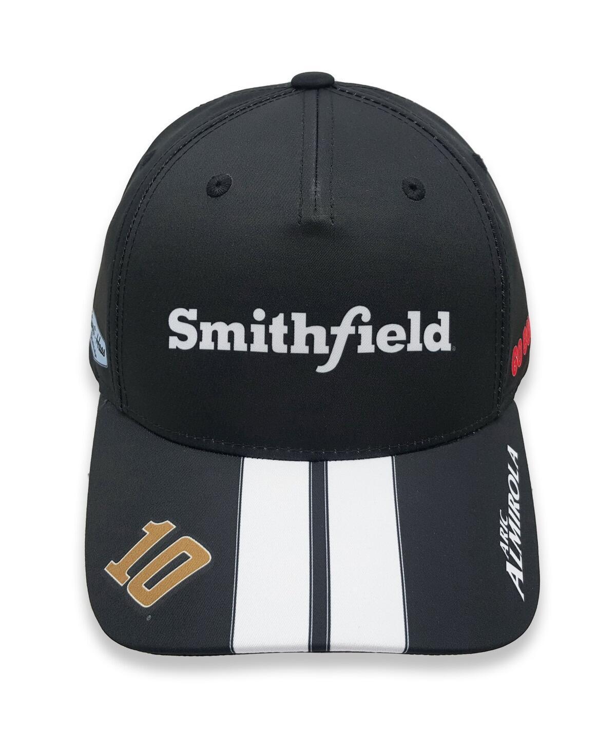 Mens Stewart-Haas Racing Team Collection Black Aric Almirola Smithfield Uniform Adjustable Hat - Black Product Image