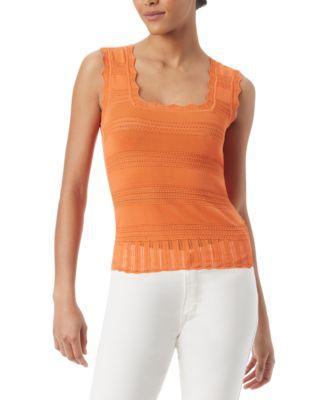 Sam Edelman Womens Azariah Square-Neck Knit Tank Product Image