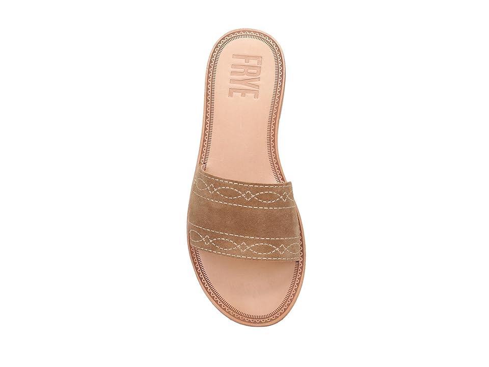 Frye Ava Woodstock Slide (Almond) Women's Sandals Product Image