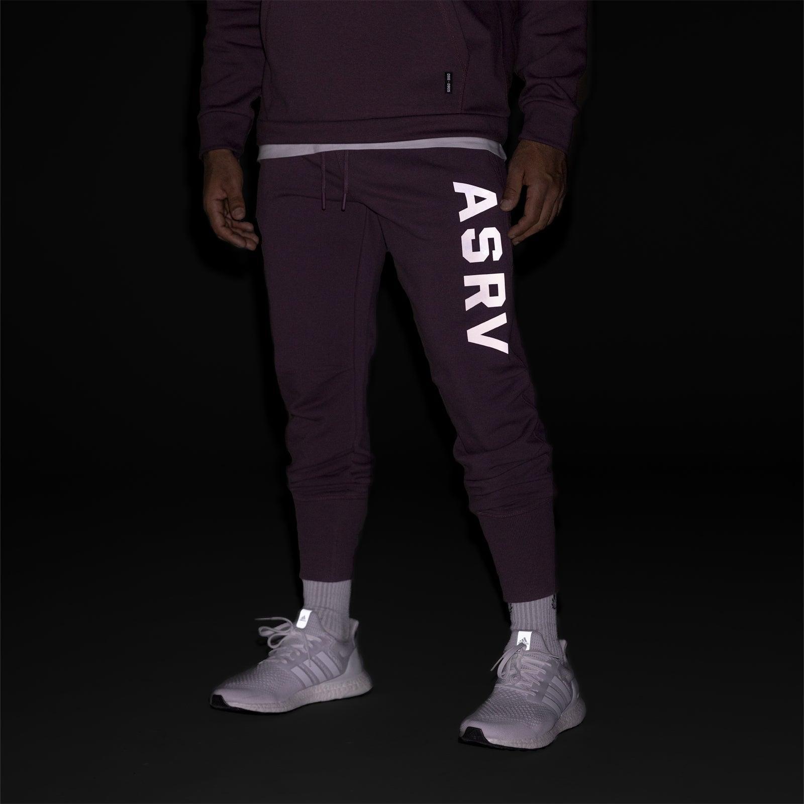 0915. Tech-Terry™ High Rib Jogger - Deep Purple "ASRV" Product Image