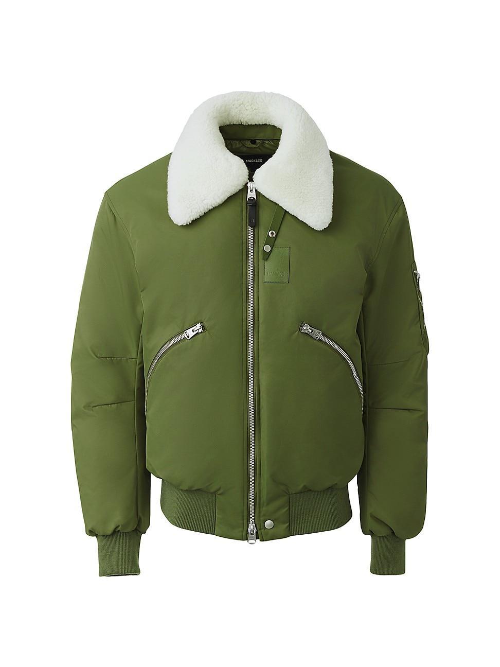 Mens Francis Down Bomber Jacket Product Image