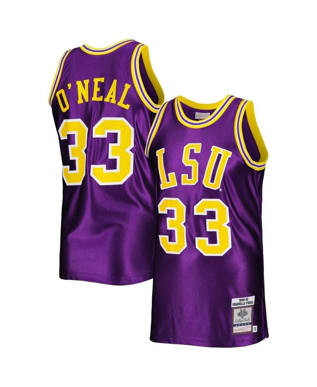 Mens Mitchell & Ness Shaquille ONeal LSU Tigers Authentic Jersey Product Image