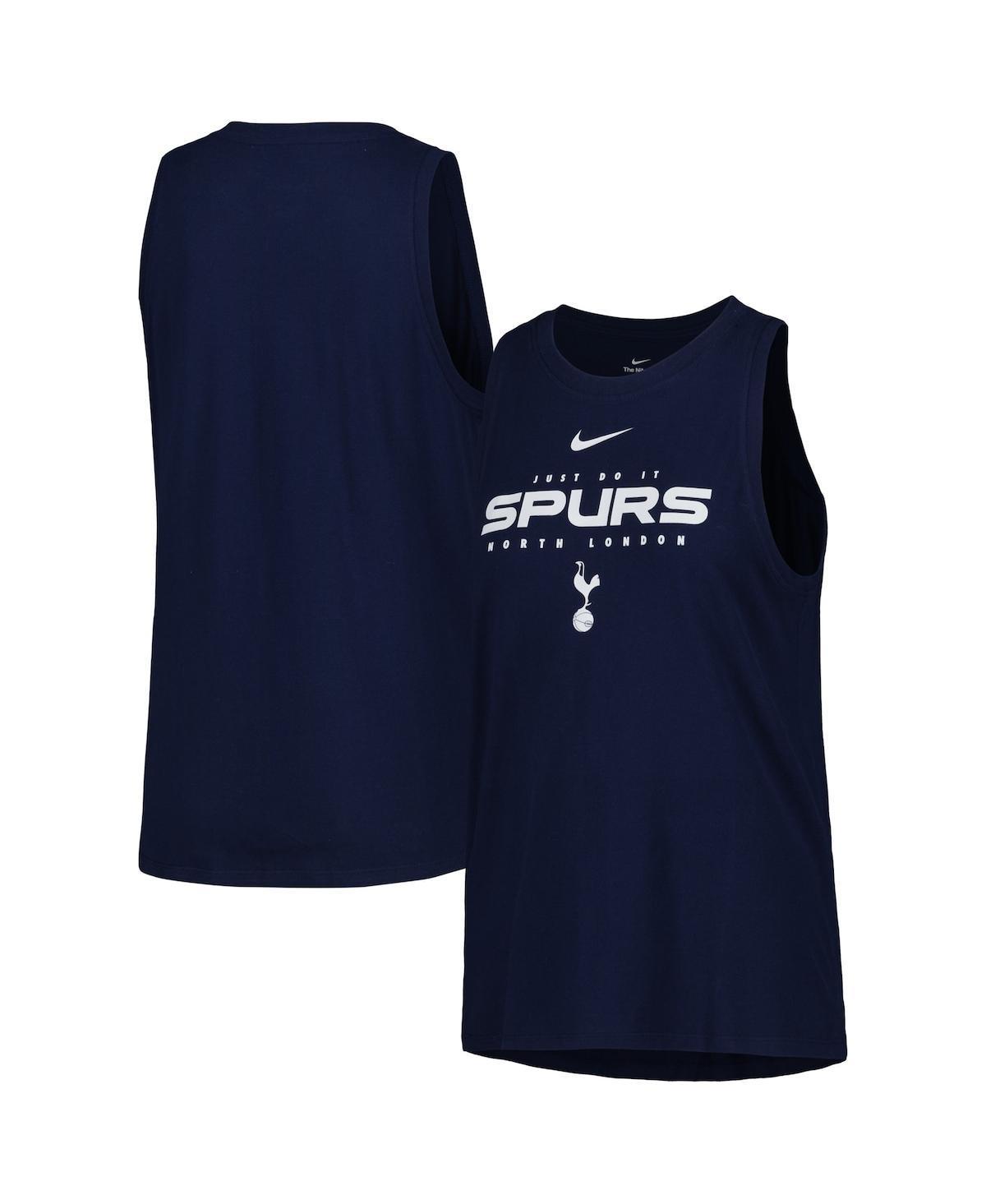 Womens Nike Navy Tottenham Hotspur Lockup Tomboy Performance Tank Top Tot Blue Product Image