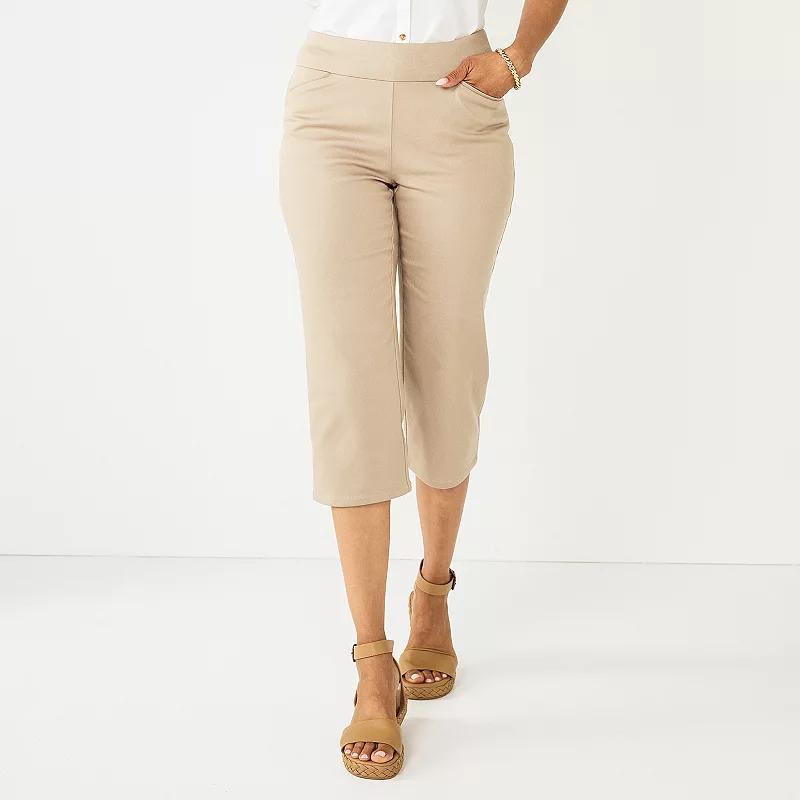 Womens Croft & Barrow Effortless Stretch Capri Pants product image