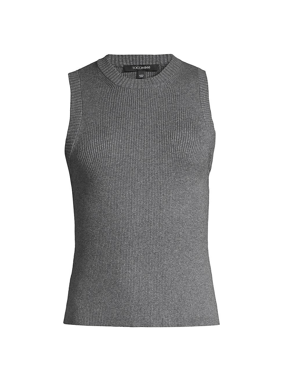 Womens Rib-Knit Tank Top Product Image