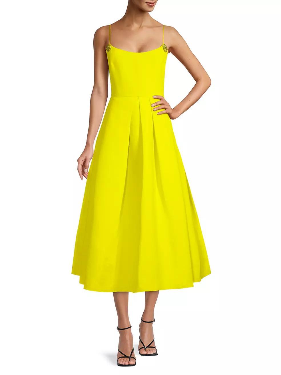 Audra Fit-And-Flare Embellished Midi-Dress Product Image