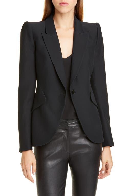 Alexander McQueen Leaf Crepe Jacket Product Image