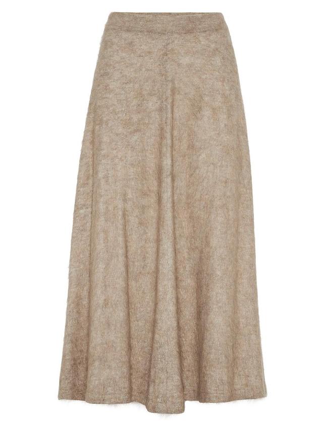 Womens Mohair, Wool, Cashmere and Silk Skirt Product Image