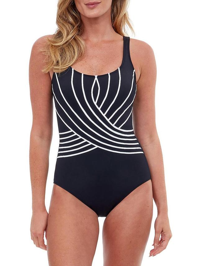 Womens Embrace Square Neck One-Piece Swimsuit Product Image