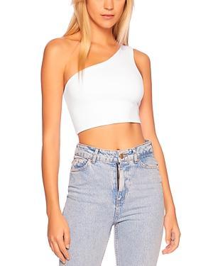 Susana Monaco One-Shoulder Crop Top Product Image