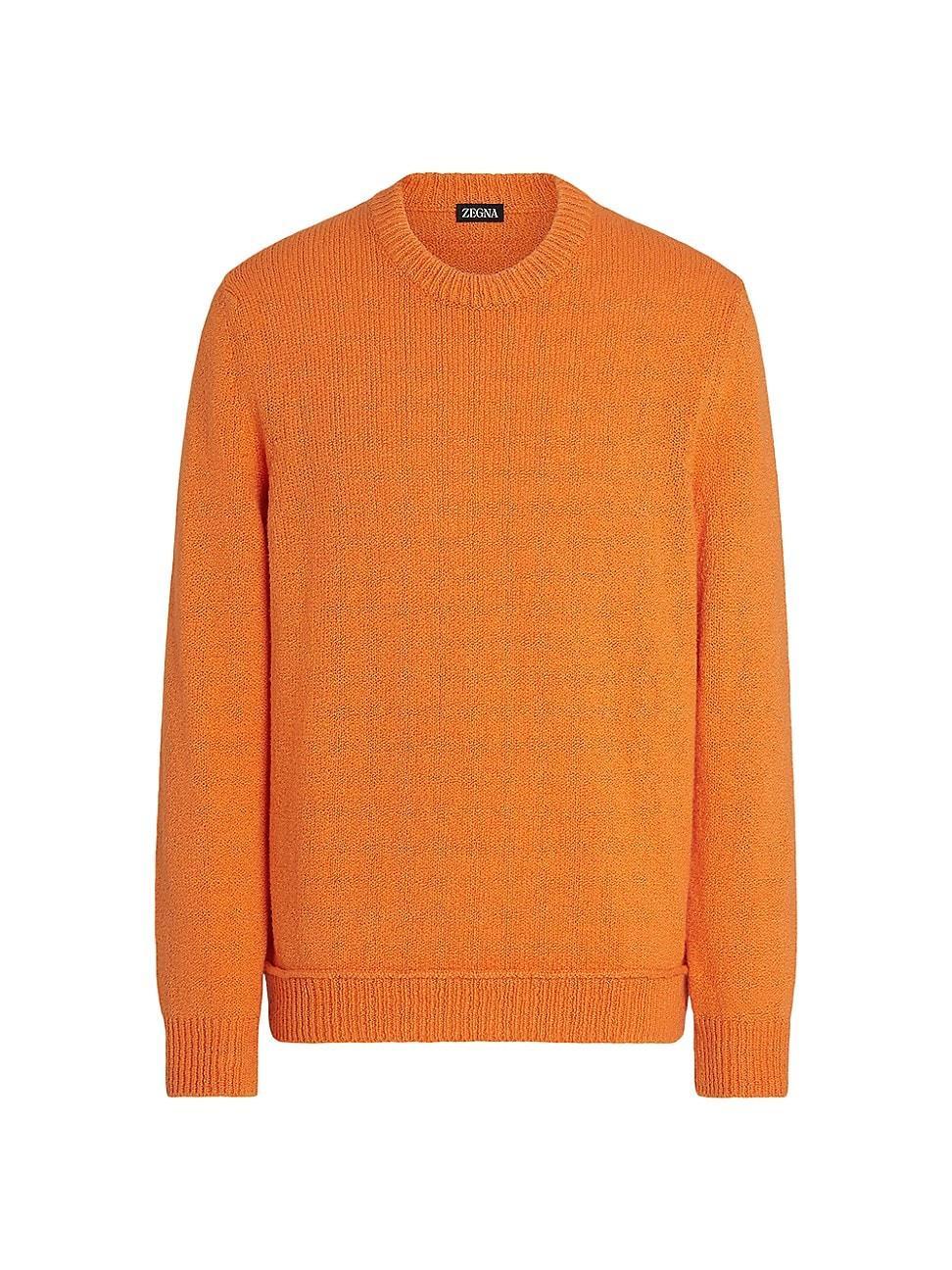 Mens Cotton and Silk Crewneck Product Image