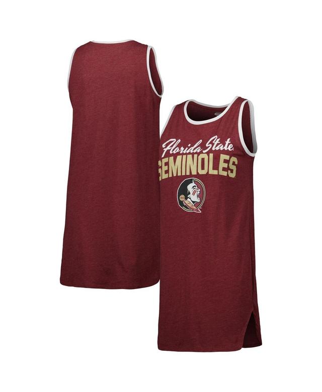 Womens Concepts Sport Garnet/White Florida State Seminoles Tank Nightshirt Product Image