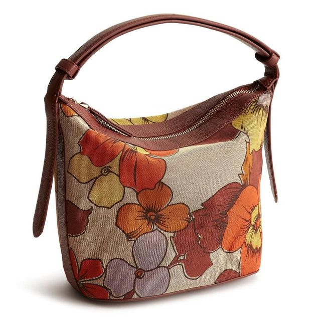 Vera Bradley Astoria Shoulder Bag Women in Trillium Brown/Red Product Image