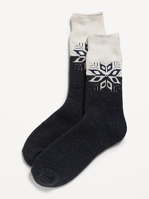 Cozy-Lined Crew Socks Product Image