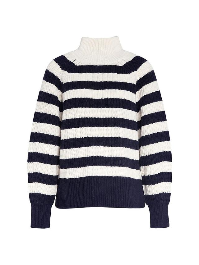 Womens Silverdale Striped Wool-Cotton Sweater Product Image