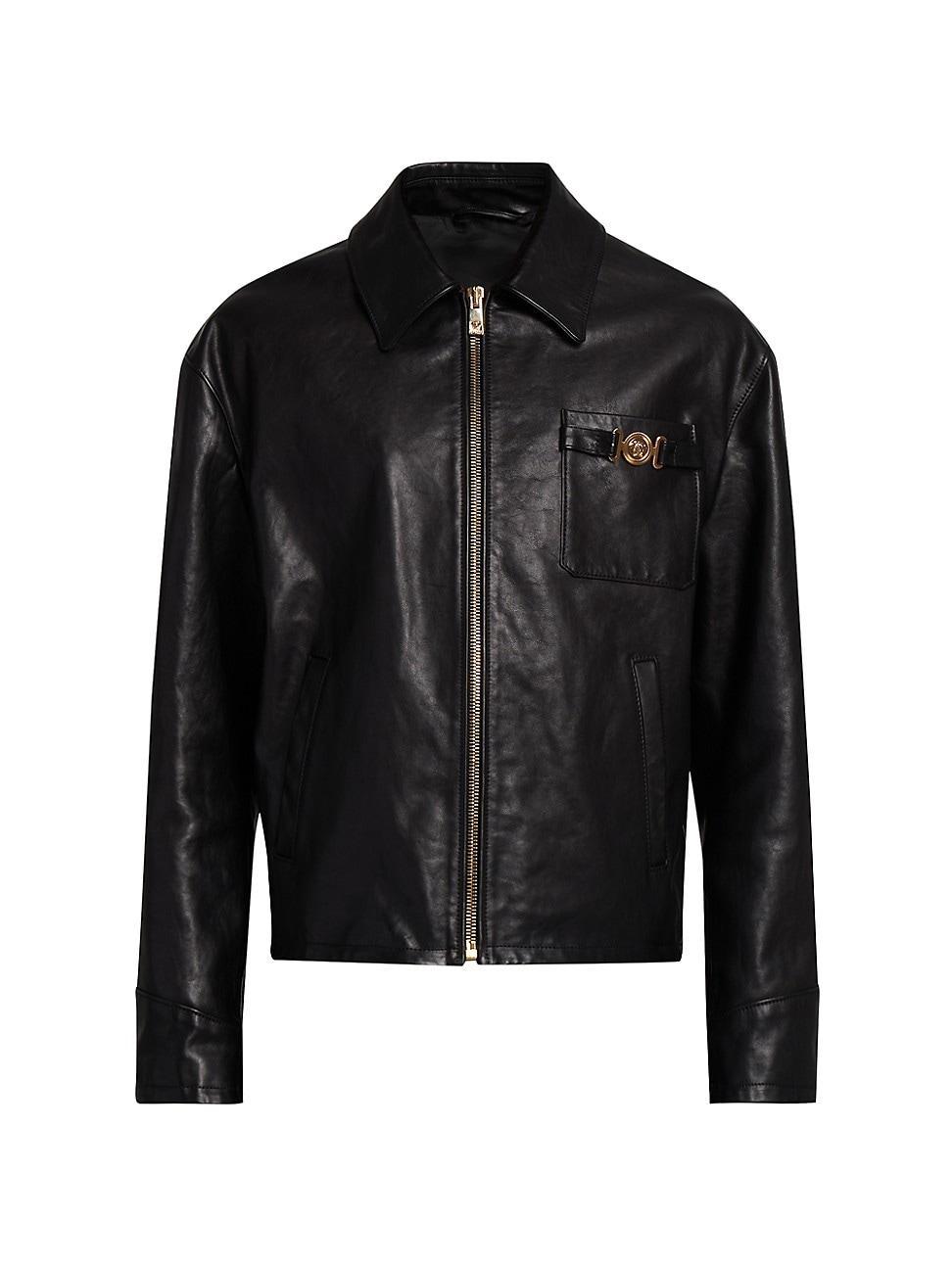 Mens Leather Jacket Product Image