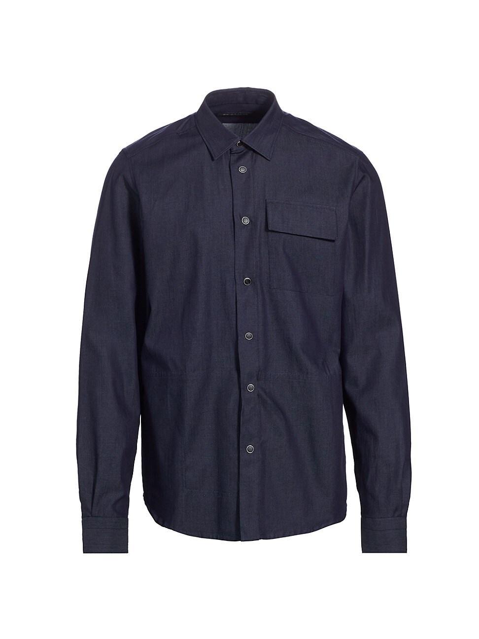 Mens Buba Cotton Button-Front Shirt Product Image