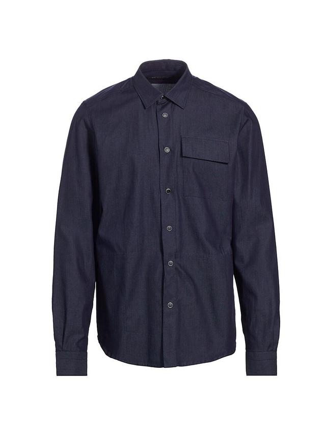 Mens Buba Cotton Button-Front Shirt Product Image