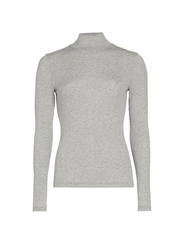 Womens Rib-Knit Turtleneck Product Image