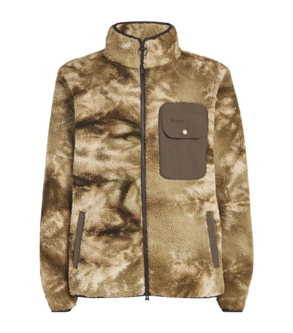 BARBOUR Moor Fleece In Khaki Print product image