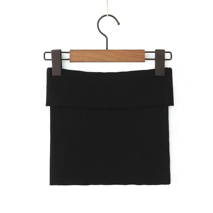 Plain Knit Tube Top Product Image