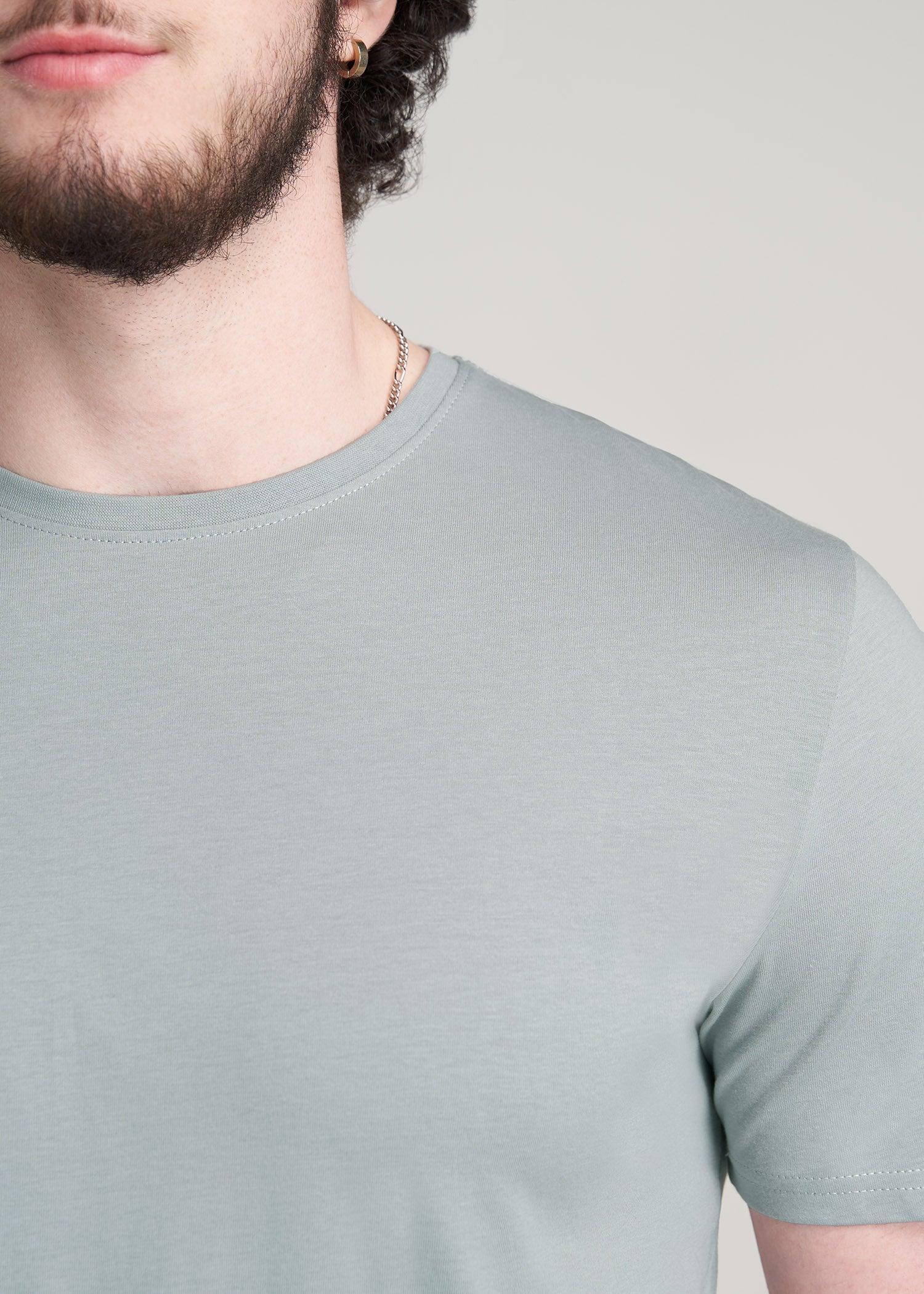 Everyday Scoop Bottom REGULAR FIT T-Shirt for Tall Men in Quarry Grey Male Product Image