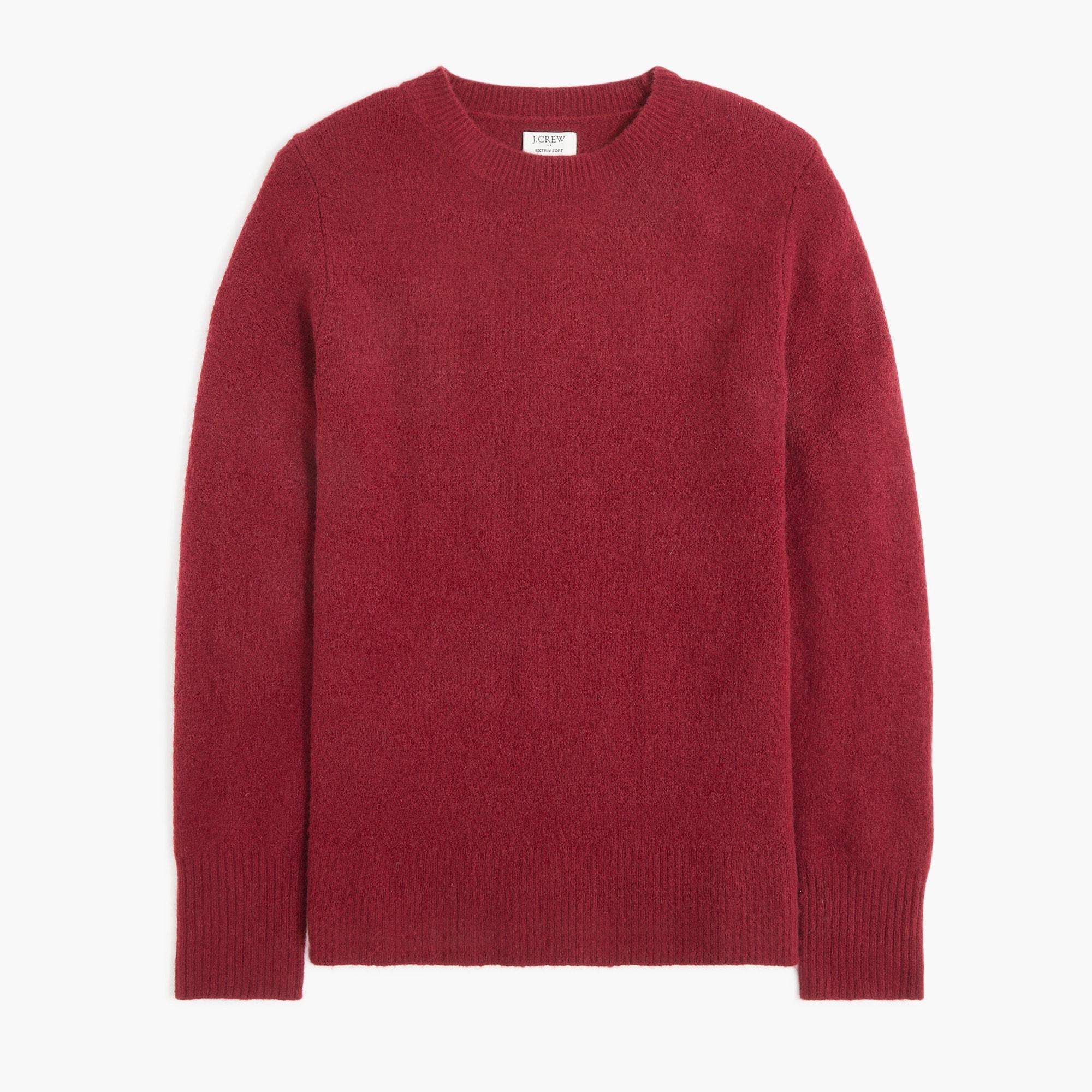 Crewneck sweater in extra-soft yarn Product Image