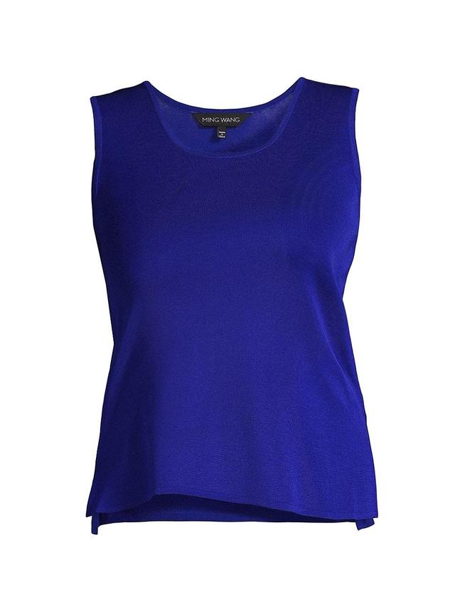 Womens Scoopneck Knit Tank Product Image