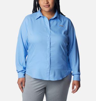 Columbia Women's PFG Tamiami II Long Sleeve Shirt - Plus Size- Product Image