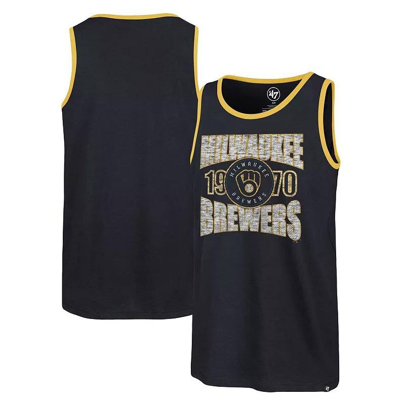 Mens 47 Milwaukee Brewers Upload Franklin Tank Top Blue Product Image