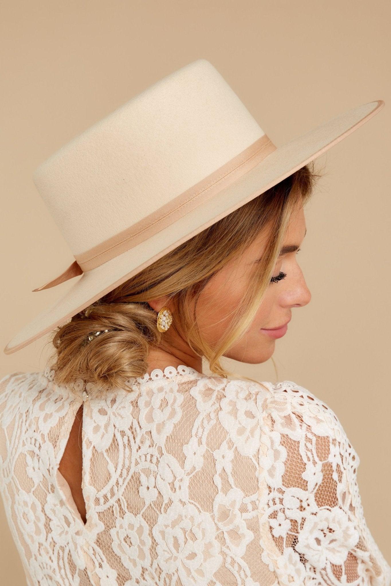 Ivory Rancher Boater Hat Product Image