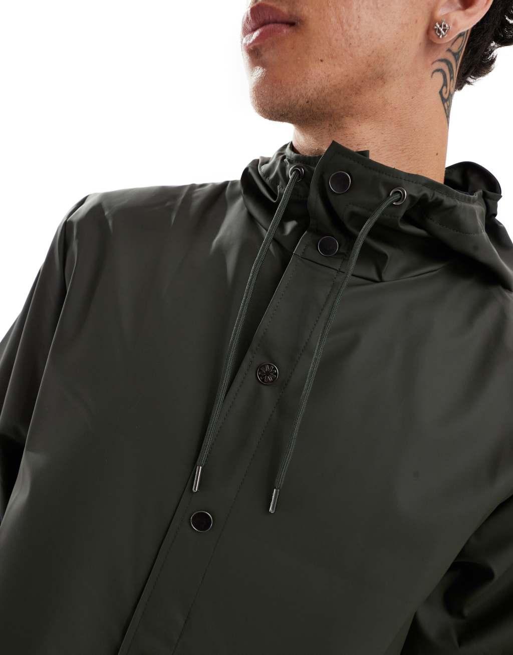 Rains 12020 unisex waterproof long jacket Product Image