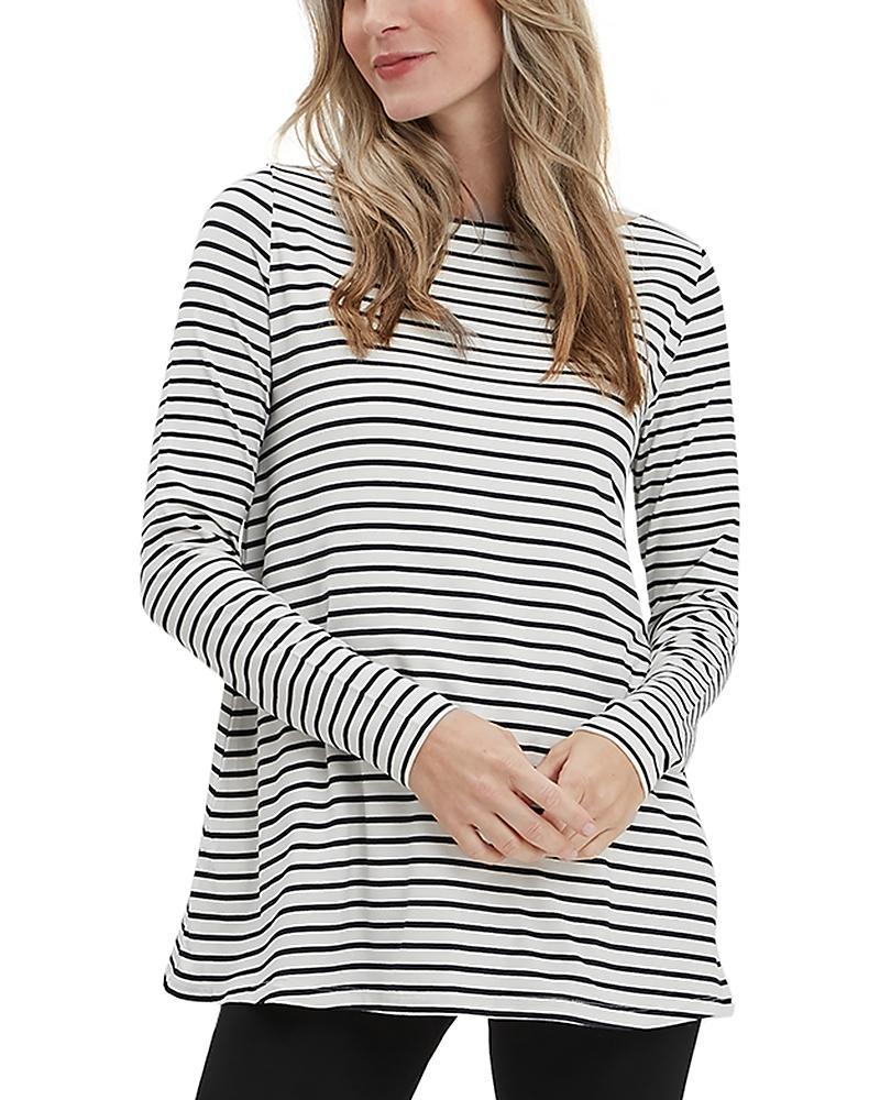 Nom Maternity Boat Neck Tee Product Image