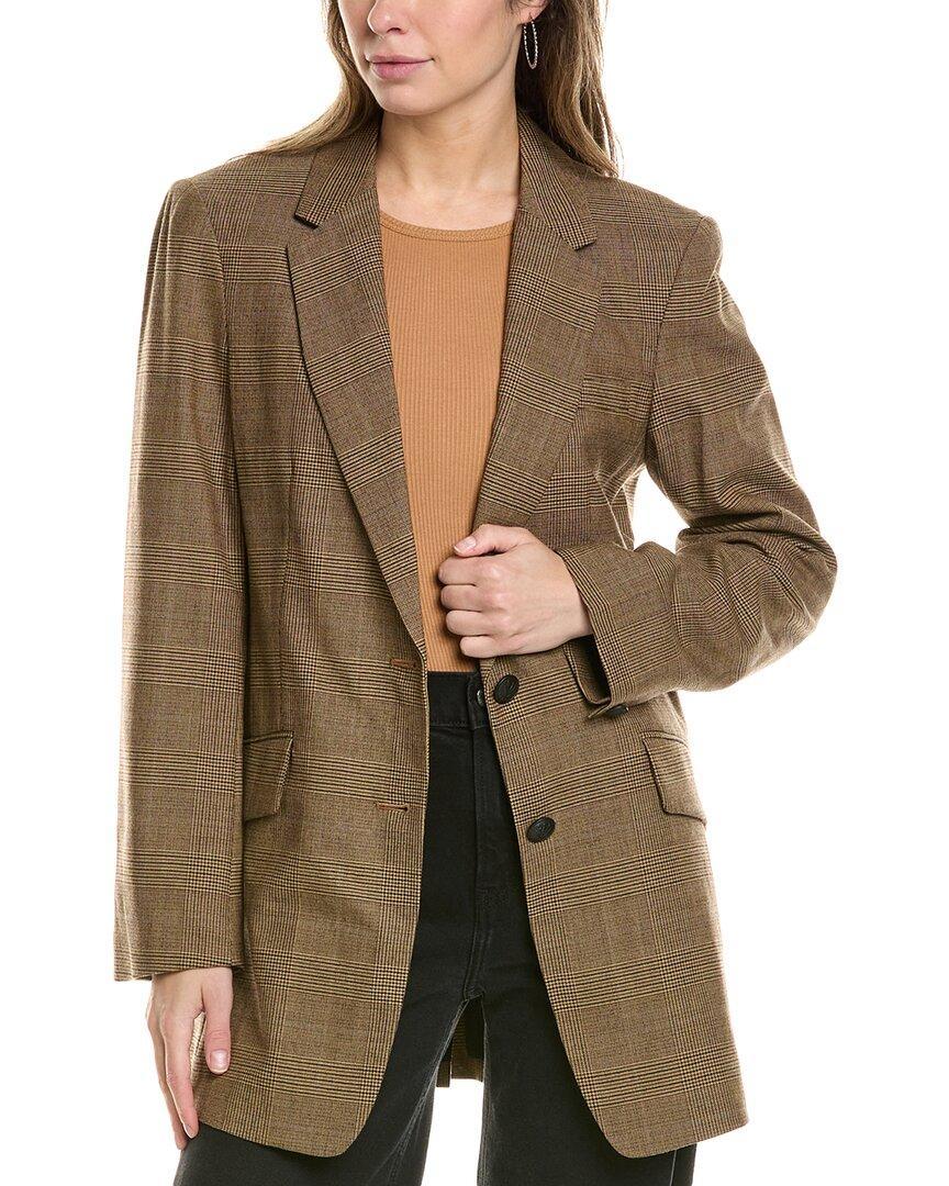 RAG & BONE Charles Plaid Wool-blend Blazer In Beige Product Image