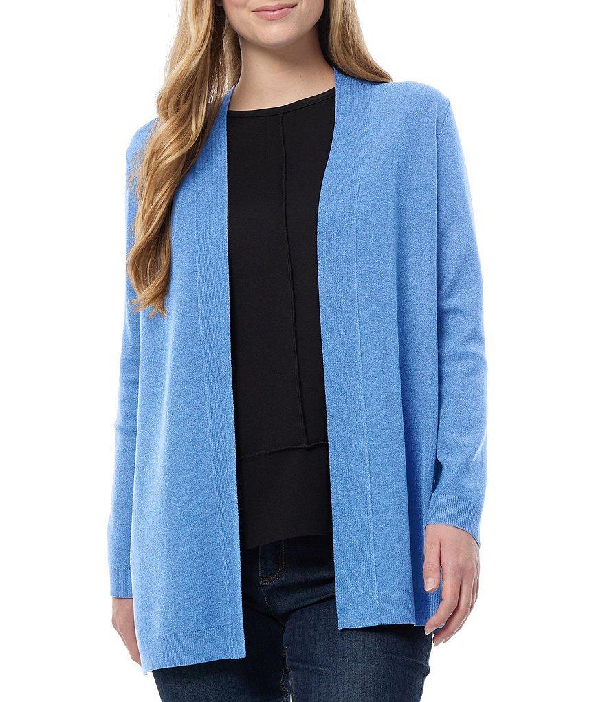 Jones New York Malibu Yarn Long Sleeve Open-Front Cardigan Product Image