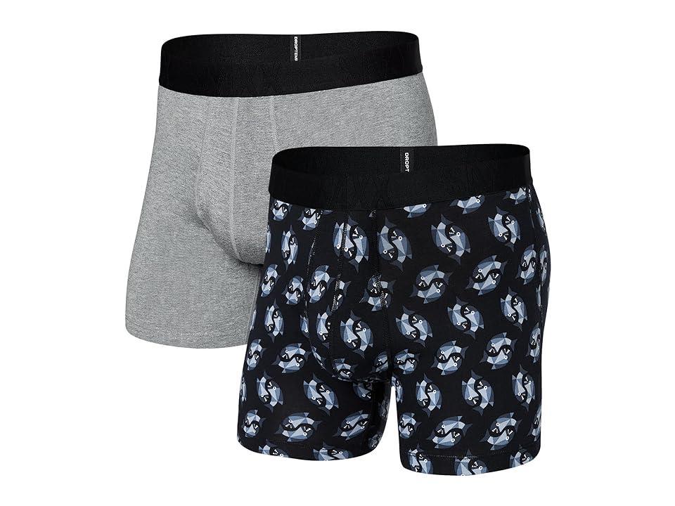 SAXX Assorted 2-Pack DropTemp Cooling Cotton Performance Boxer Briefs Product Image