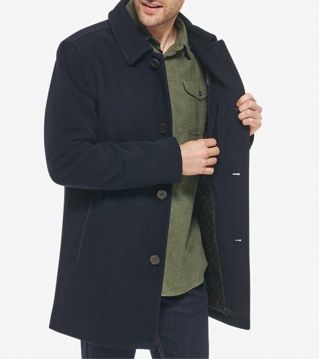 Men's Wool Car Coat Product Image