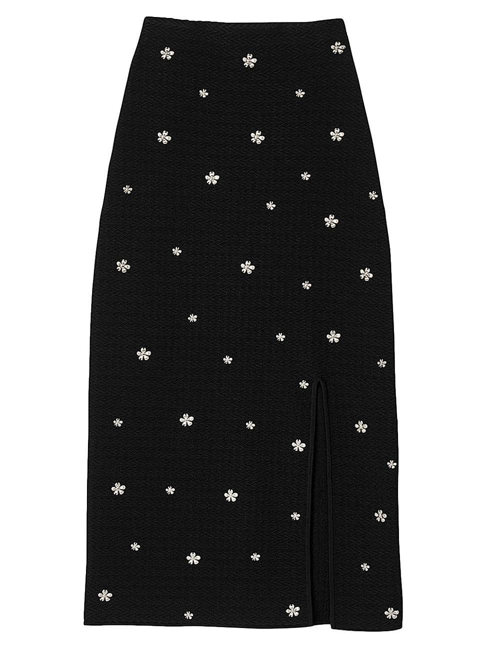 Womens Knit Midi Skirt product image