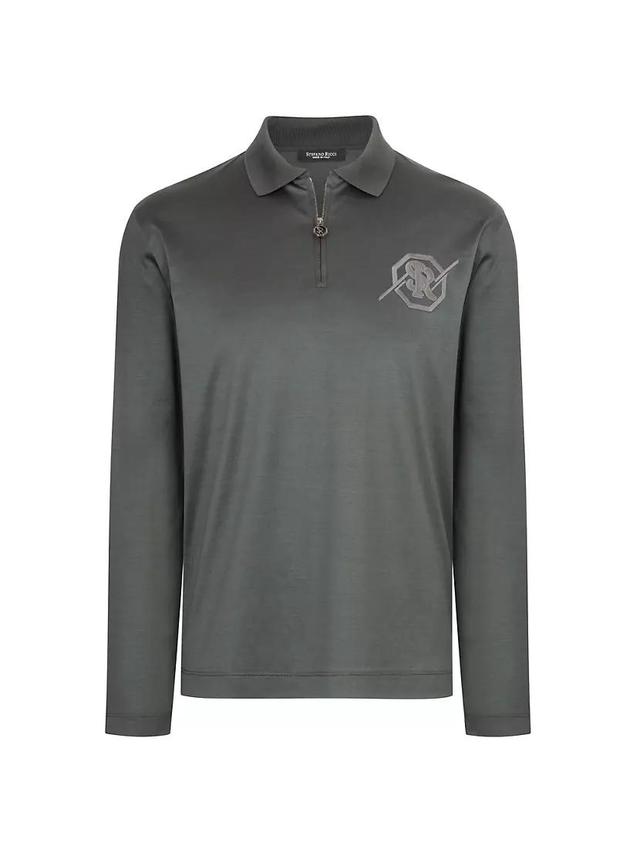 Zip Polo Shirt Product Image