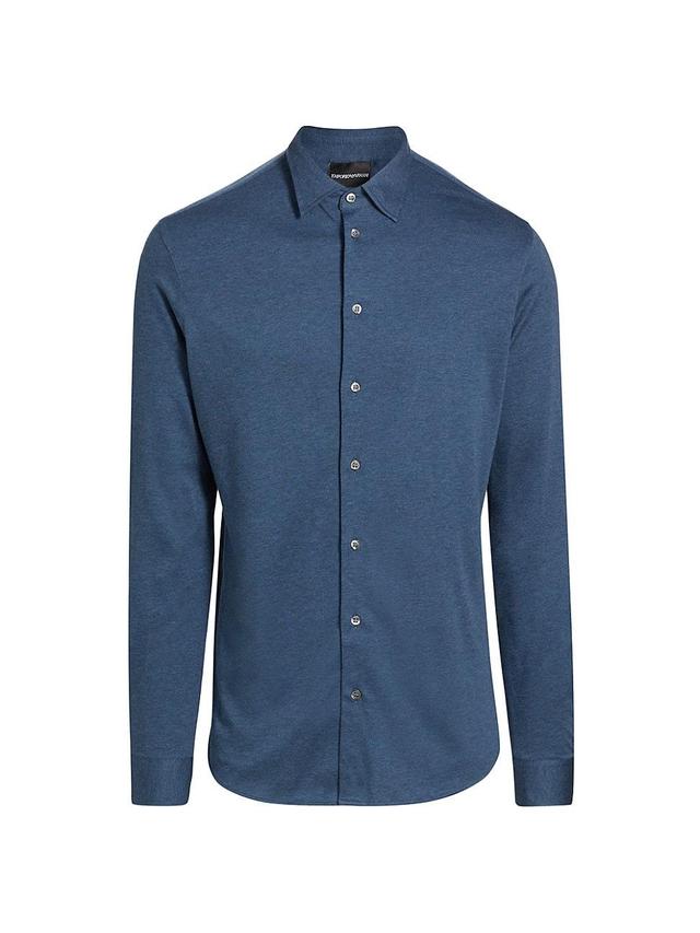 Men's Jersey Cotton Sport Shirt Product Image