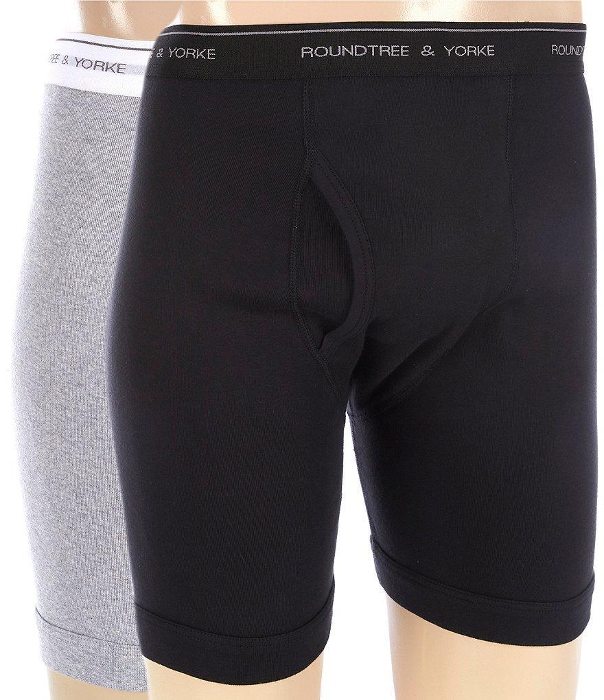 Roundtree & Yorke Extended Length Boxer Briefs 2-Pack Product Image