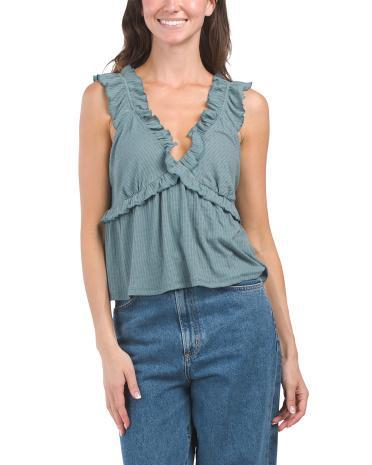 Sleeveless V-neck Top for Women Product Image