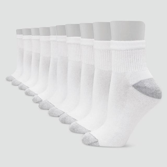 Hanes Womens Cushioned 10pk Ankle Socks 5-9 Product Image