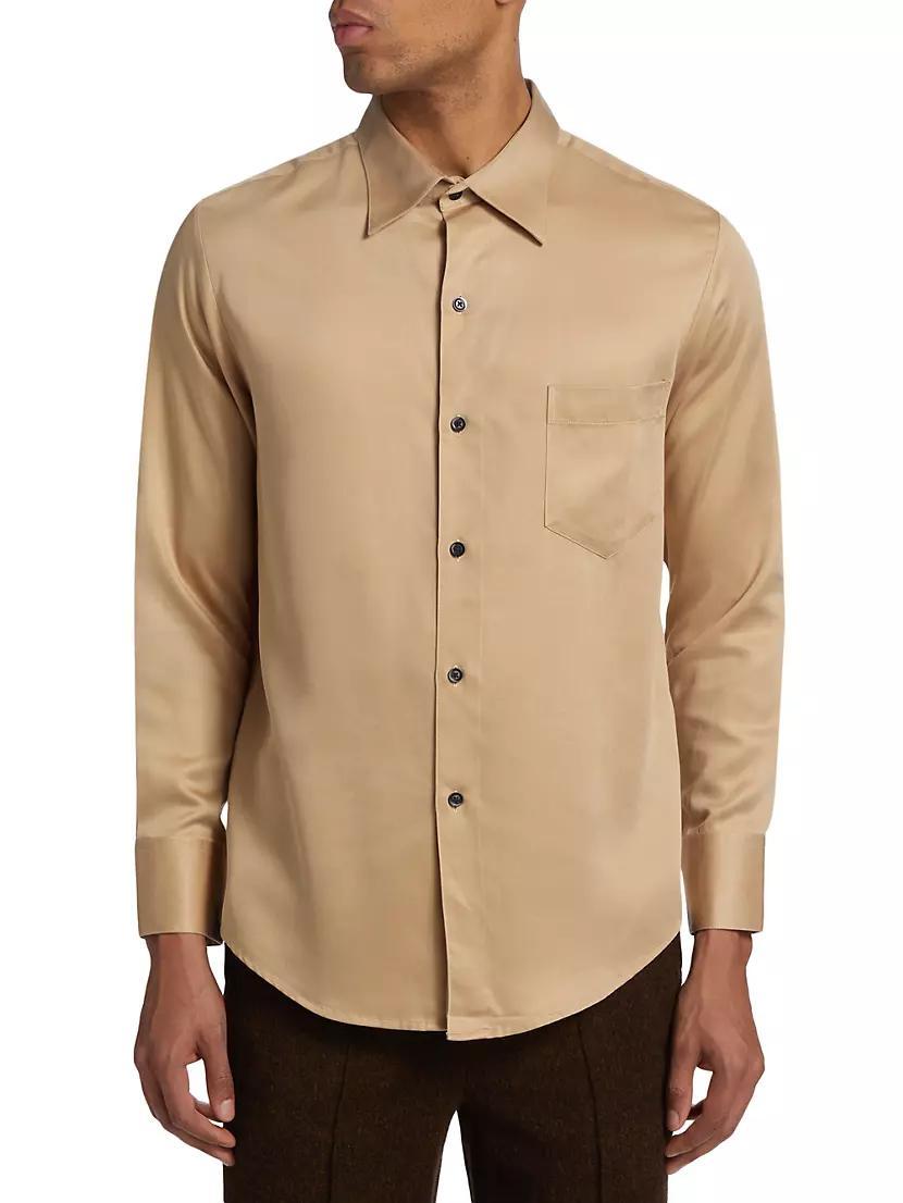 Classic Button-Front Shirt Product Image