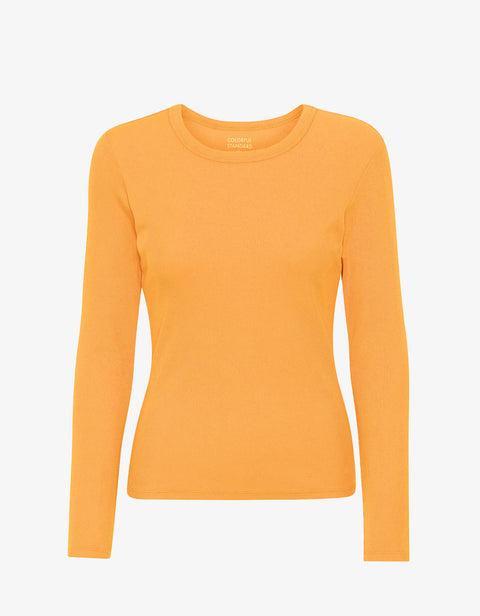 Women Organic Rib LS T-Shirt - Sandstone Orange Product Image