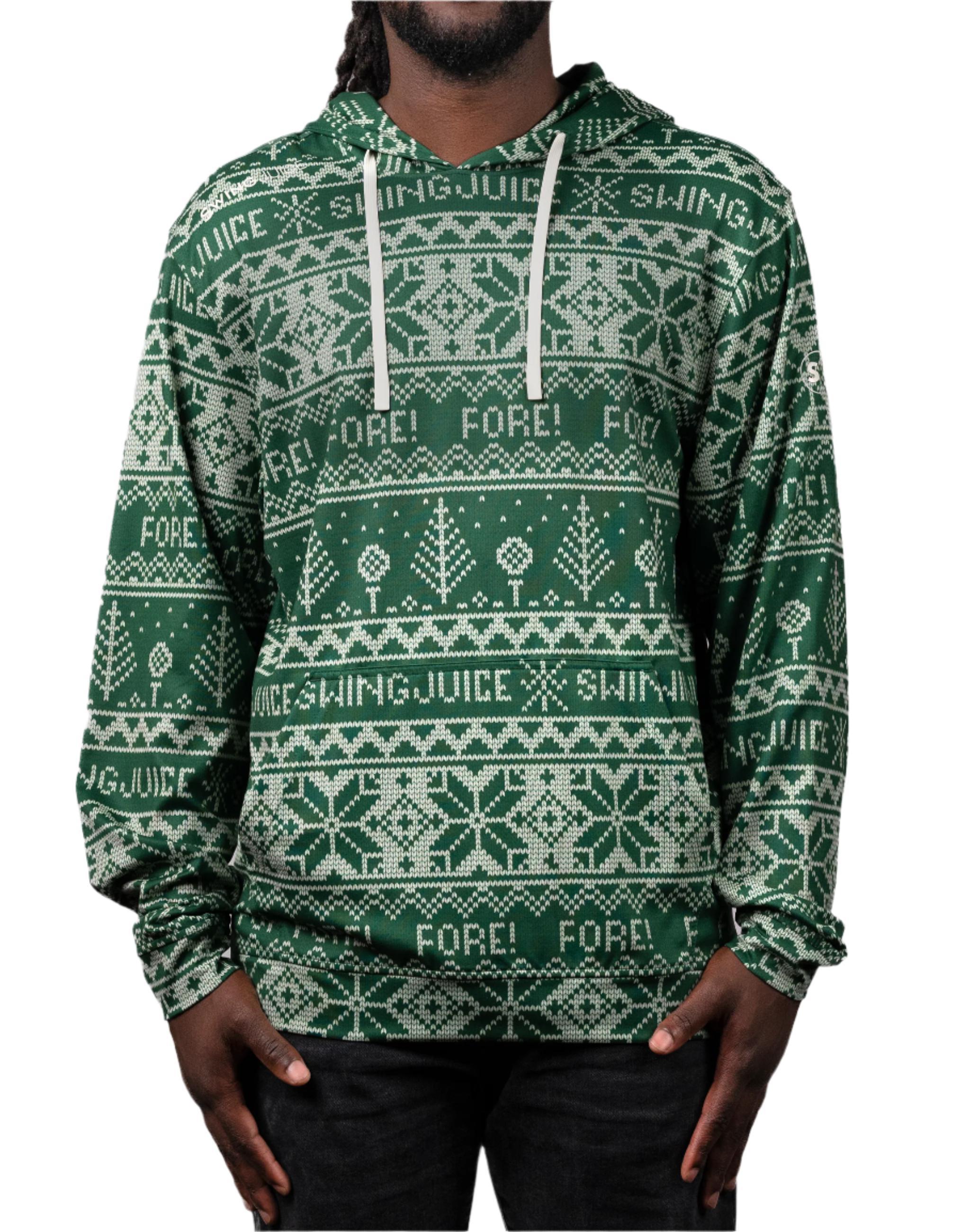 SwingJuice Golf Fore Fairisle Men's Performance Hoodie Product Image