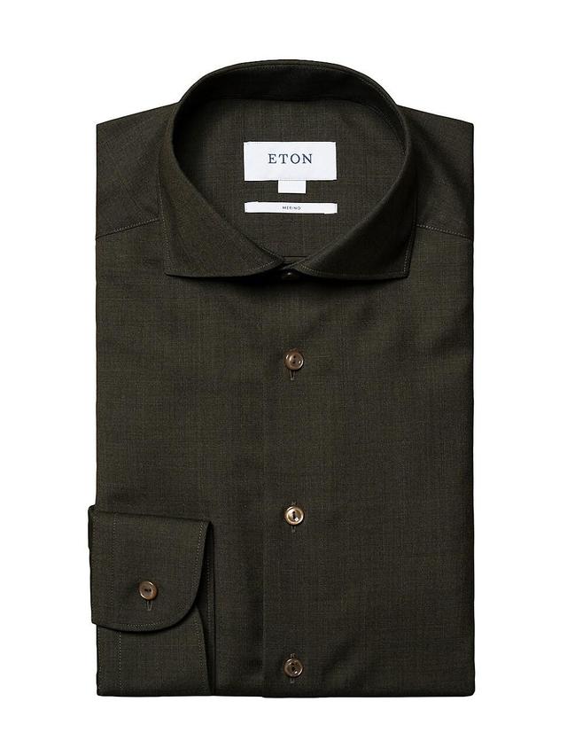 Mens Contemporary Fit Merino Wool Shirt Product Image