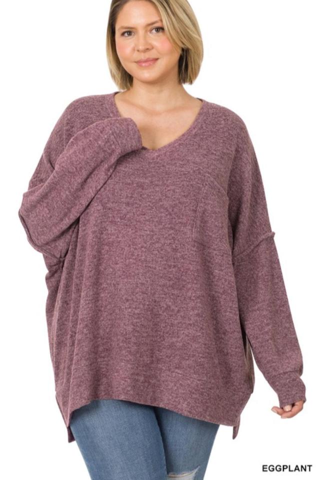 Brushed Oversized Sweater Product Image